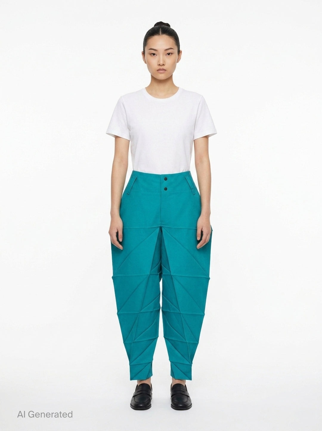 No. 1 Solid Trousers | 132 5. Issey Miyake | Club21 - front