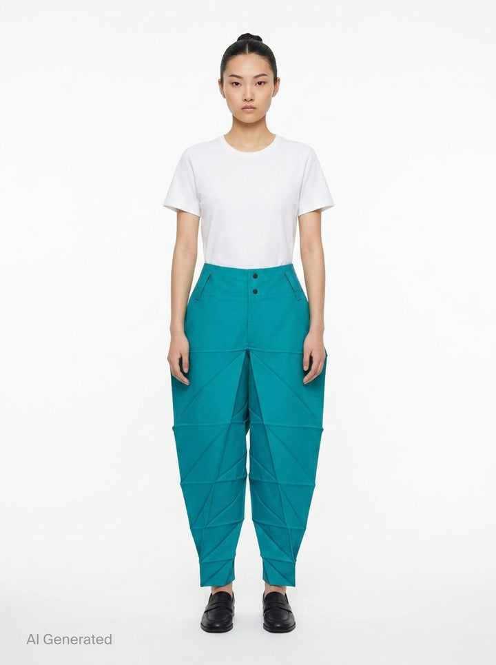 No. 1 Solid Trousers | 132 5. Issey Miyake | Club21 - front
