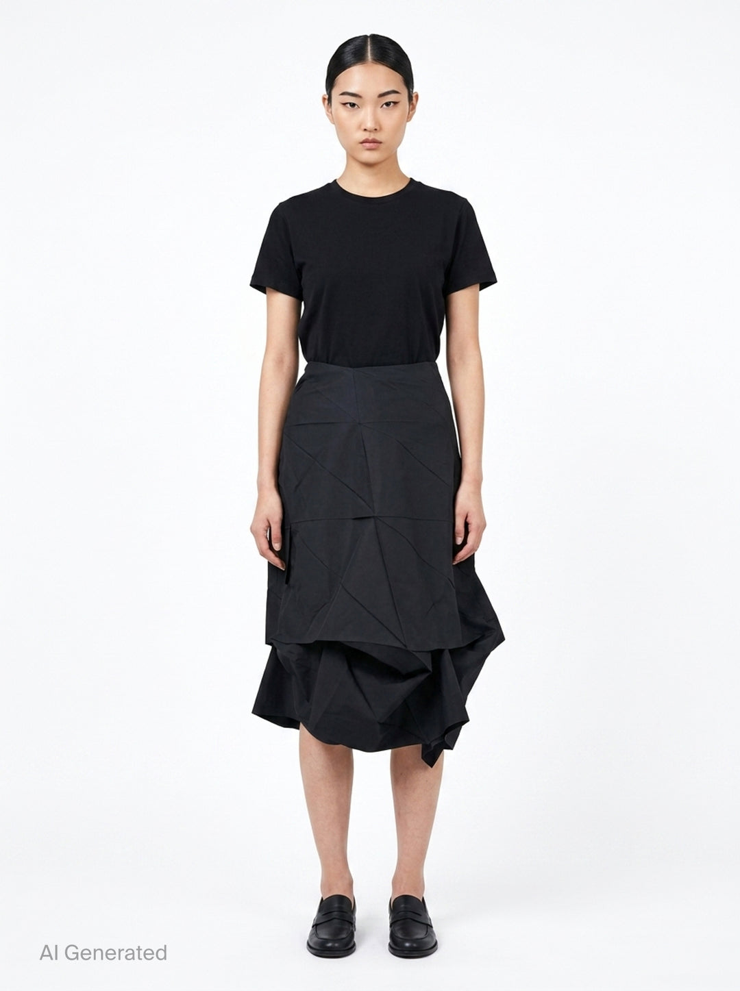 Origami Structured Woven Skirt | 132 5. Issey Miyake | Club21 - front