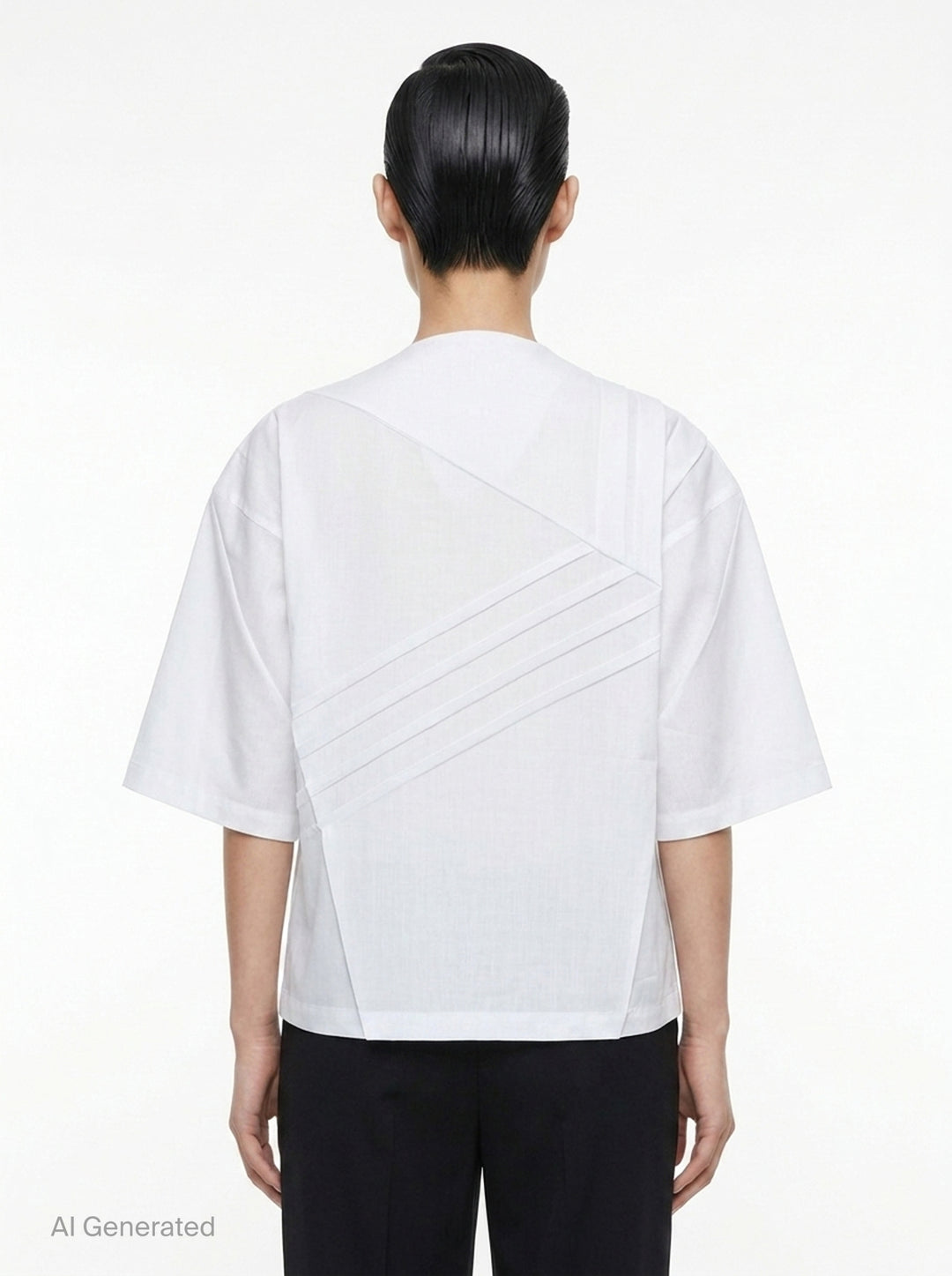 Pleats Basic Woven Top | 132 5. Issey Miyake | Club21 - back