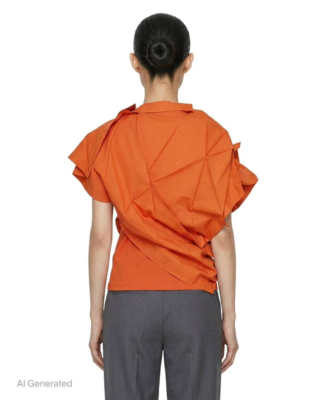 Solid Draped Woven Top | 132 5. Issey Miyake | Club21 - back