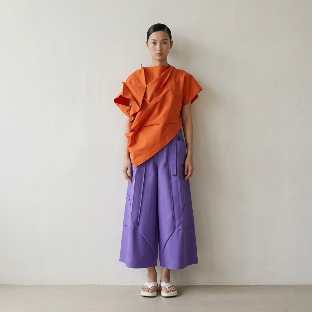 Solid Draped Woven Top | 132 5. Issey Miyake | Club21 - lifestyle