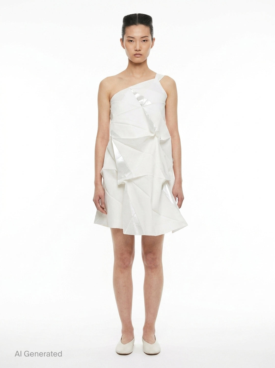 Standard Origami Structured Dress | 132 5. Issey Miyake | Club21 - front