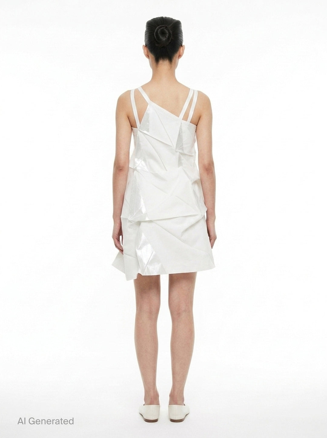 Standard Origami Structured Dress | 132 5. Issey Miyake | Club21 - back
