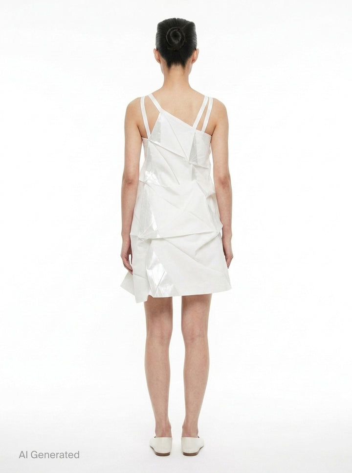 Standard Origami Structured Dress | 132 5. Issey Miyake | Club21 - back