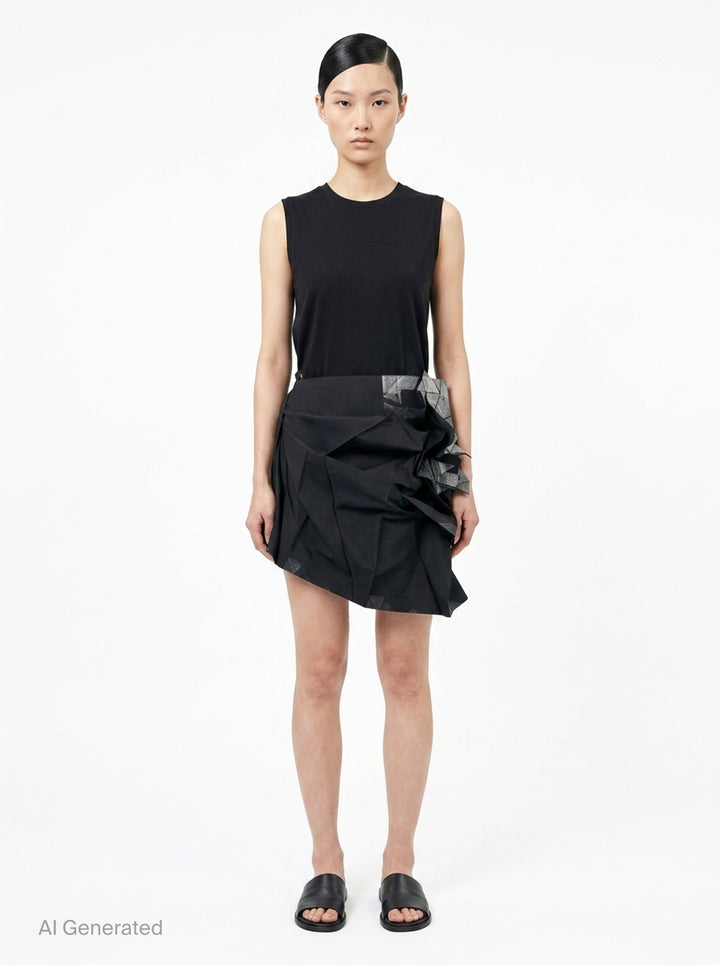 Standard Pleated Mini Skirt | 132 5. Issey Miyake | Club21 - front