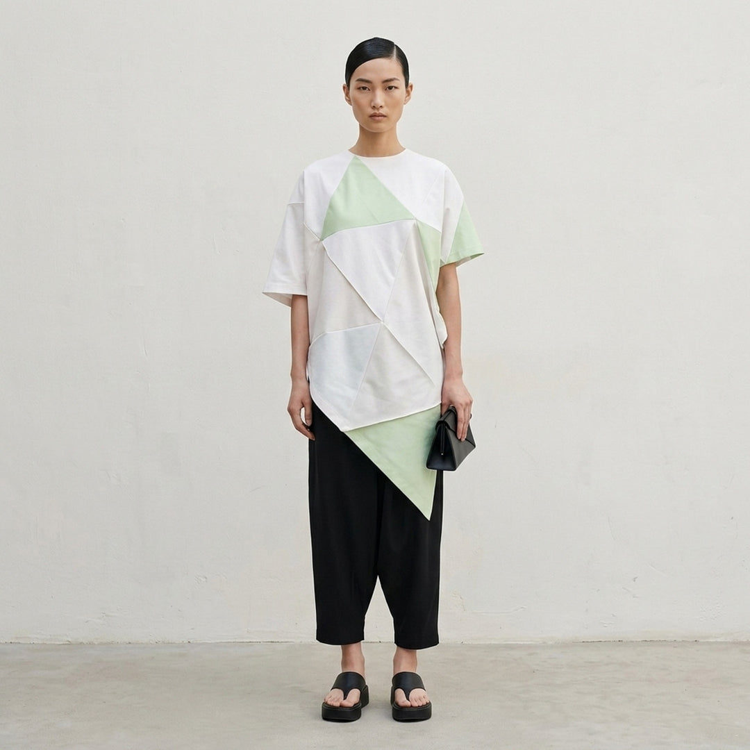 Triangle Print T-Blouse | 132 5. Issey Miyake | Club21 - lifestyle