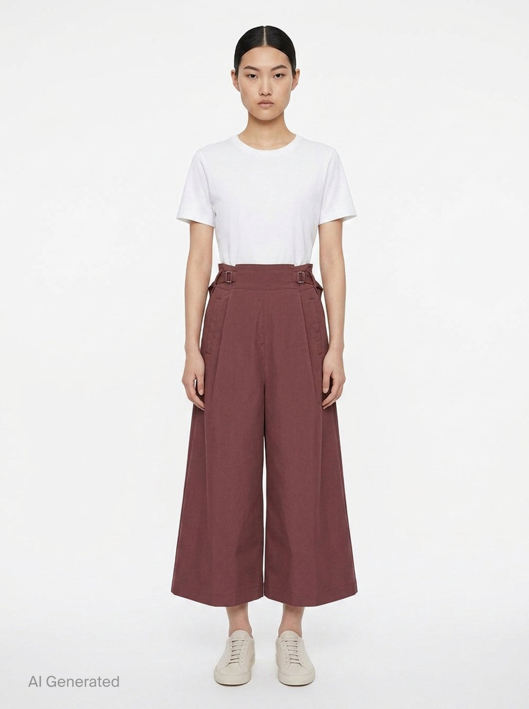 Wide Leg Culotte Pants | 132 5. Issey Miyake | Club21 - front