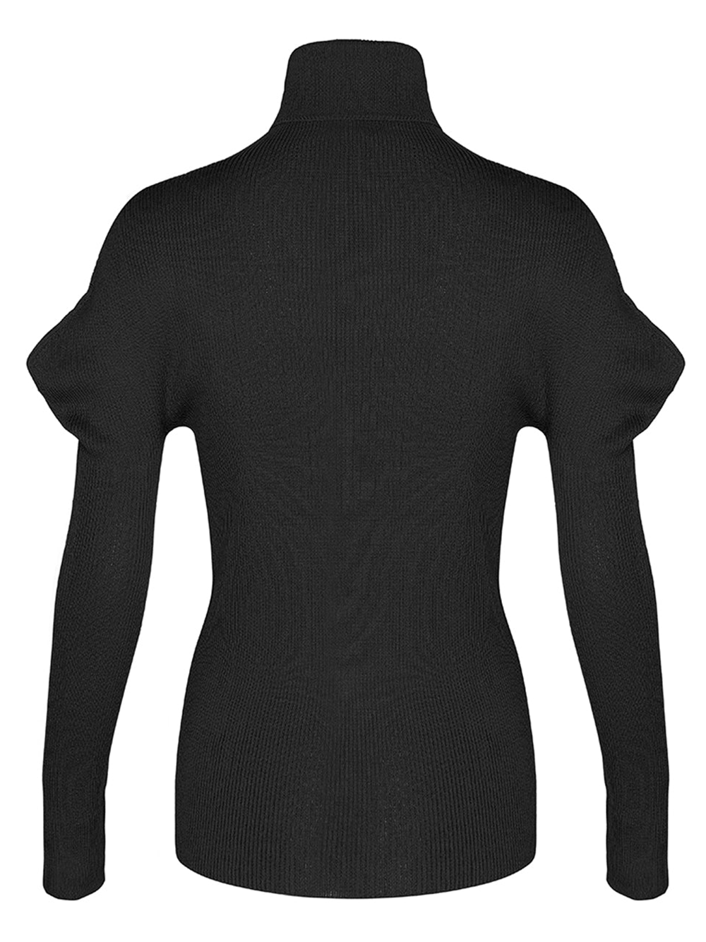 132-5.-ISSEY-MIYAKE-FLAT-RIB-KNIT-Top-Black-2