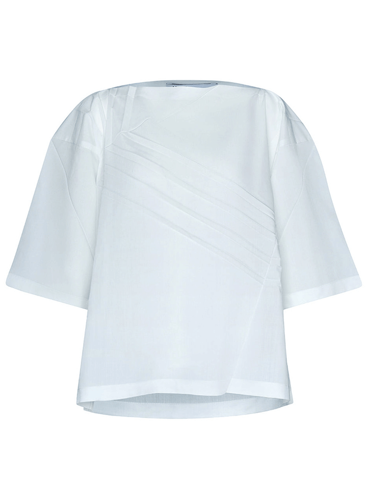 132-5.ISSEY-MIYAKE-PLEATS-T-BASIC-Woven-Top-White-1