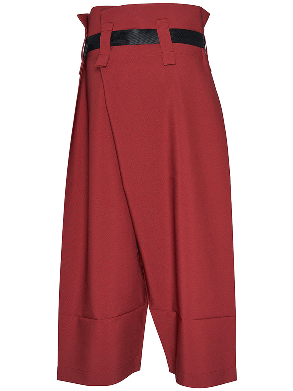 1325.ISSEY-MIYAKE-FOLD-HOURGLASS-Woven-Pants-Red-2