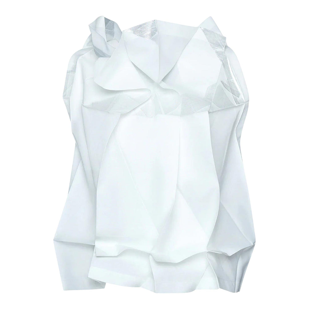 Club21 - 132 5. ISSEY MIYAKE - 132 5. Standard Woven Top - WOVEN TOPS - White Silver