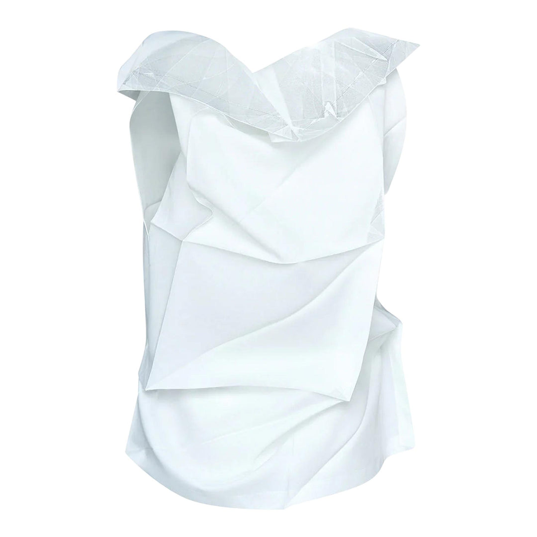 Club21 - 132 5. ISSEY MIYAKE - 132 5. Standard Woven Top - WOVEN TOPS - White Silver