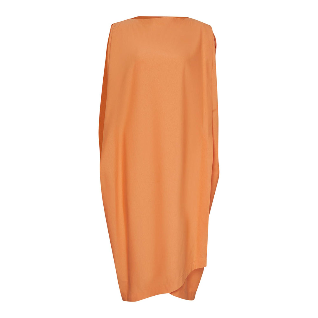 Club21 - 132 5. ISSEY MIYAKE - Crosscut Jersey Dress - KNIT DRESSES - Apricot