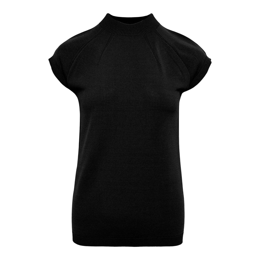 Club21 - 132 5. ISSEY MIYAKE - Darted Knit Knit Top - KNIT TOPS - Black