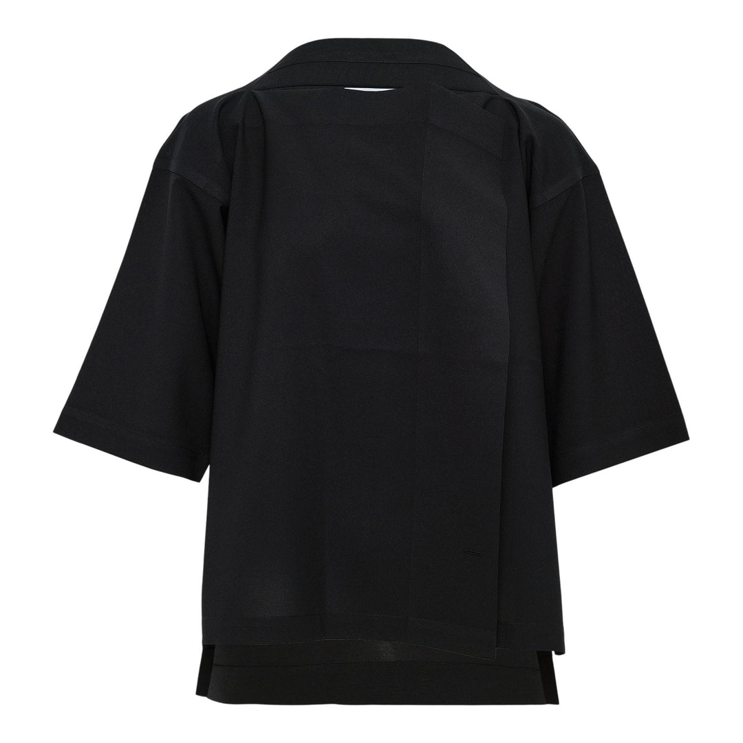 Club21 - 132 5. ISSEY MIYAKE - Flat One Tuck T Woven Top - WOVEN TOPS - Black