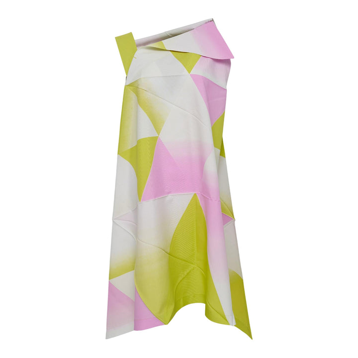 Club21 - 132 5. ISSEY MIYAKE - Fractal Woven Dress - WOVEN DRESSES - Yellow Green