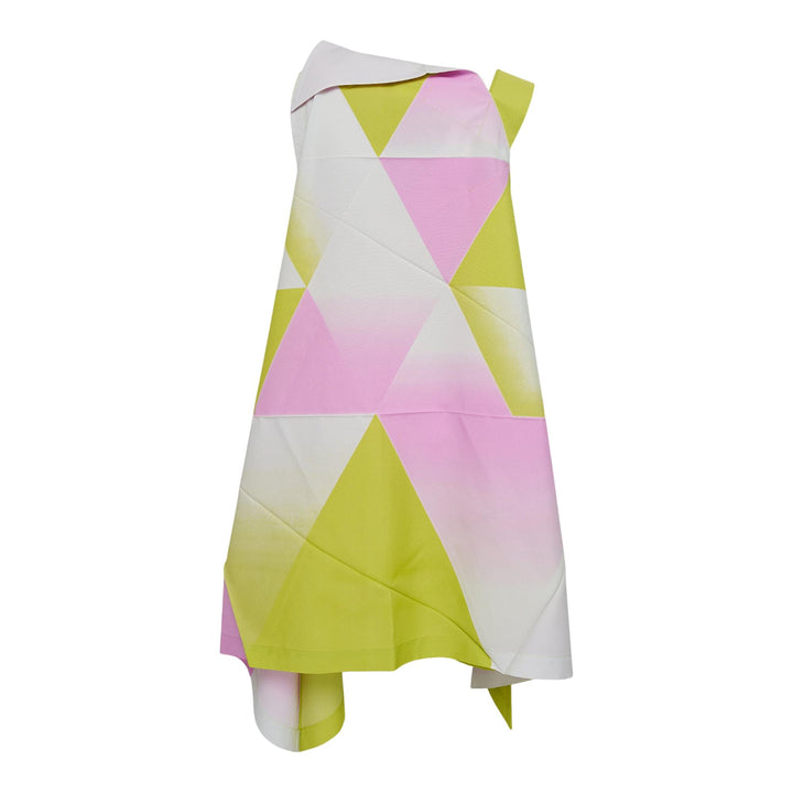 Club21 - 132 5. ISSEY MIYAKE - Fractal Woven Dress - WOVEN DRESSES - Yellow Green