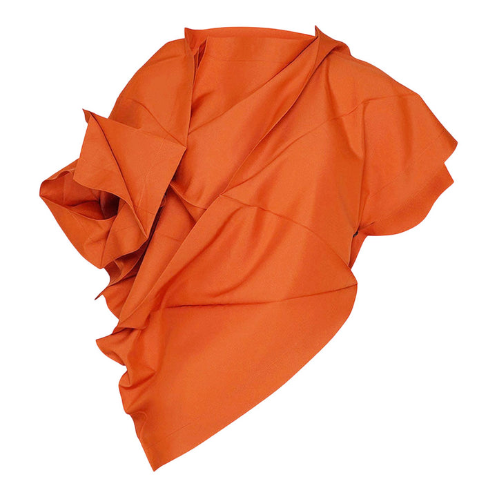 Club21 - 132 5. ISSEY MIYAKE - No.1 Solid Top - WOVEN TOPS - Orange