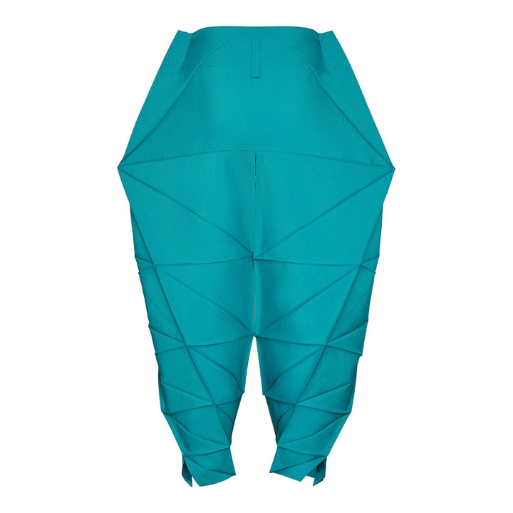 132-5.-ISSEY-MIYAKE-NO.1-SOLID-Trousers-Peacock-Green-2