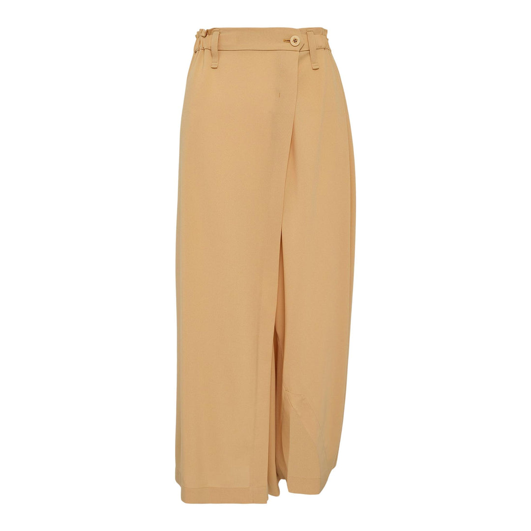 Club21 - 132 5. ISSEY MIYAKE - Seamless Woven Pants - WOVEN PANTS - Beige