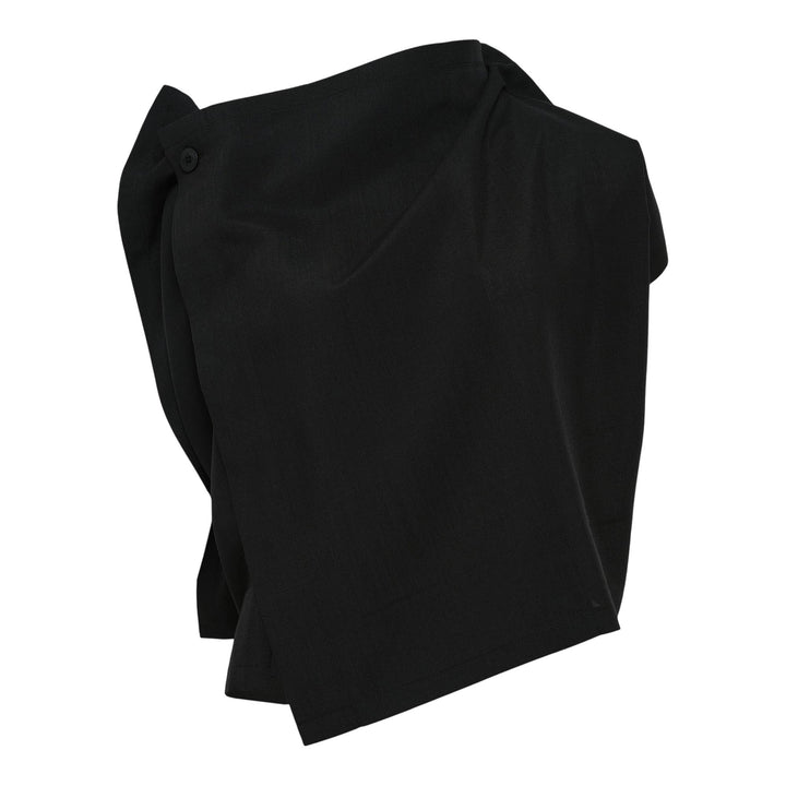 Club21 - 132 5. ISSEY MIYAKE - Square Ramie Woven Top - WOVEN TOPS - Black