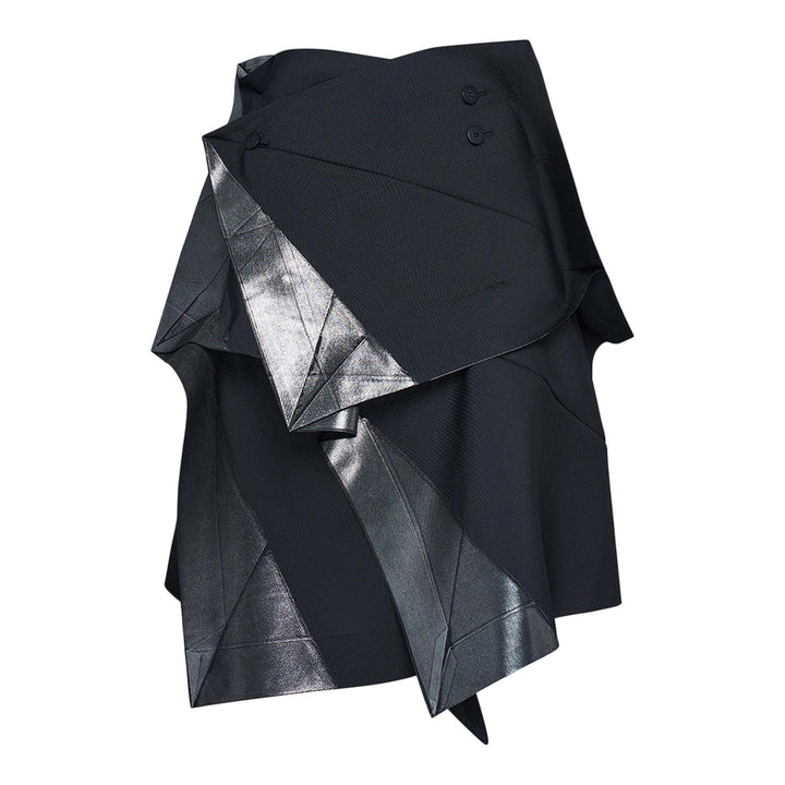 Club21 - 132 5. ISSEY MIYAKE - Standard Skirt - SKIRTS - Black Silver