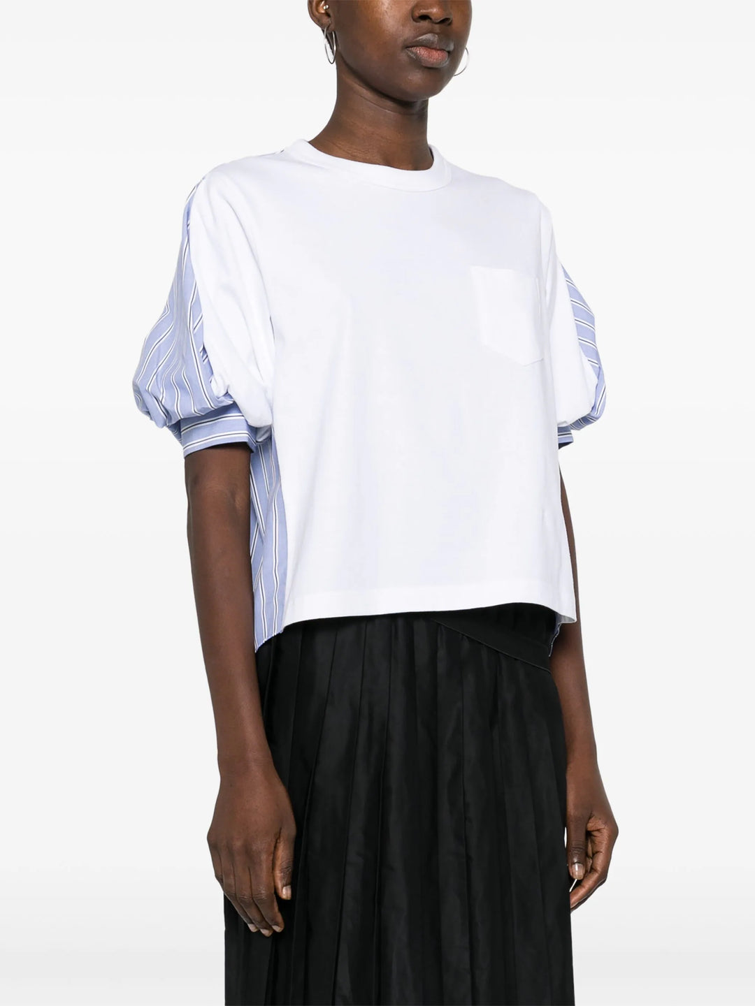 Cotton Poplin Jersey T-Shirt