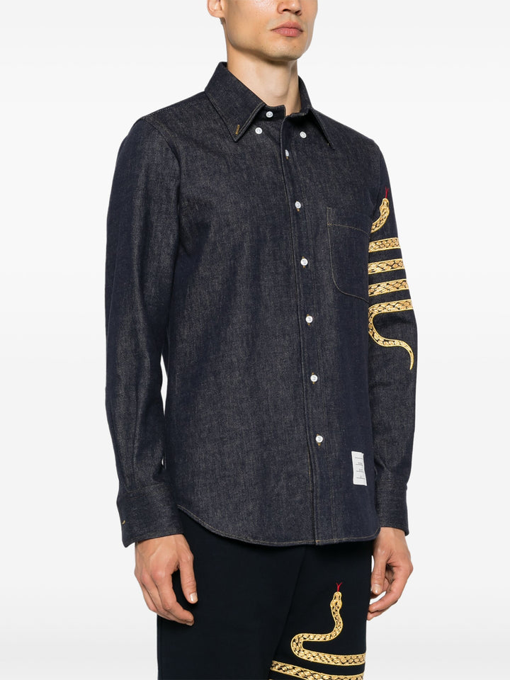 Lunar New Year Straight Fit Broad Shirt Men