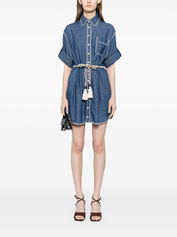 Denim Shirt Dress