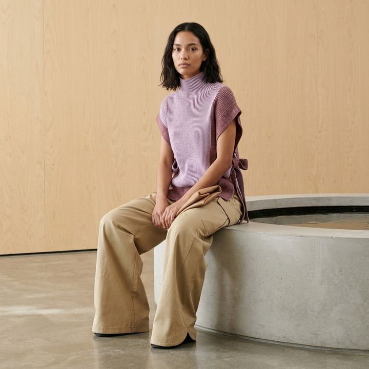 Bicolour Rib Funnel Neck Vest | 3.1 Phillip Lim | Club21 - lifestyle