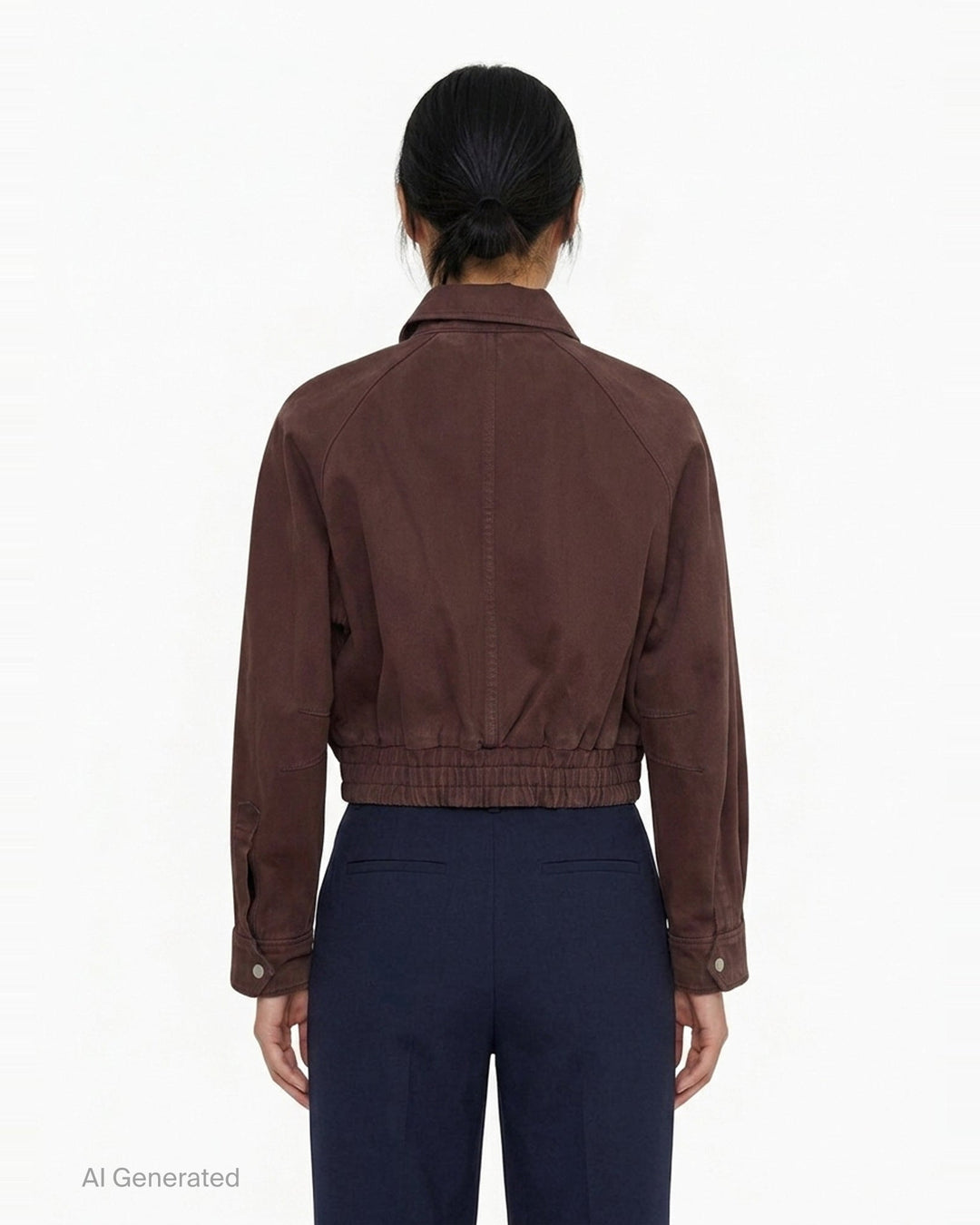 Cropped Denim Bomber Jacket | 3.1 Phillip Lim | Club21 - back