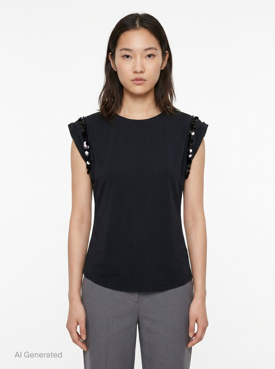 Embellished Draped Jersey Top | 3.1 Phillip Lim | Club21 - front
