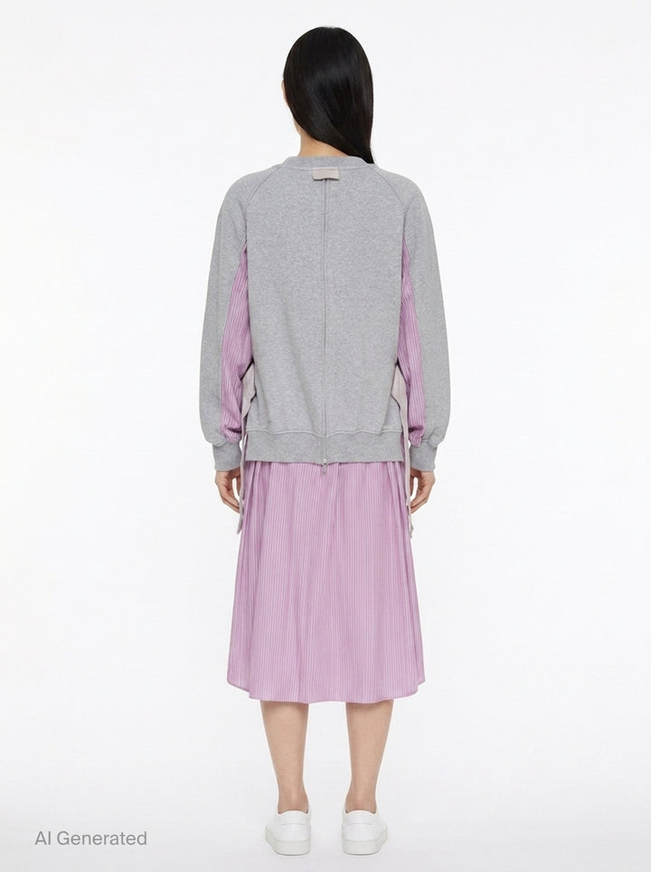 French Terry Midi Dress | 3.1 Phillip Lim | Club21 - back
