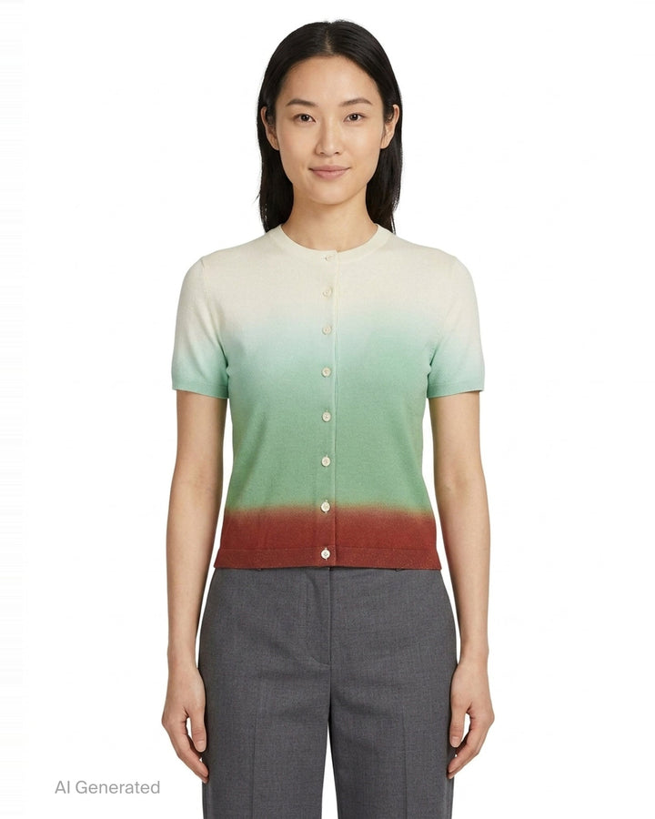 Lightweight Short Sleeve Button-Up Cardigan | 3.1 Phillip Lim | Club21 - front