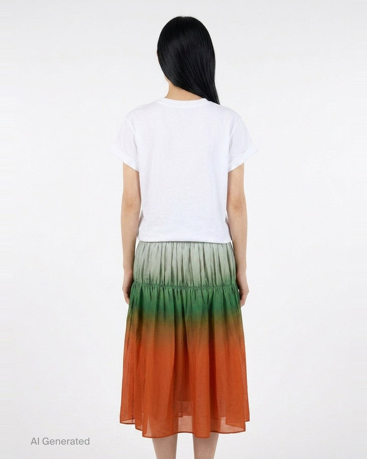 Ombre T-Shirt Combo Dress | 3.1 Phillip Lim | Club21 - back