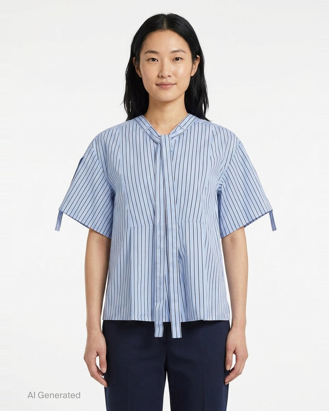 Short Sleeve Striped Blouse | 3.1 Phillip Lim | Club21 - front