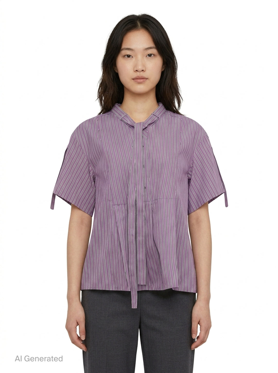 Short Sleeve Striped Blouse | 3.1 Phillip Lim | Club21 - front