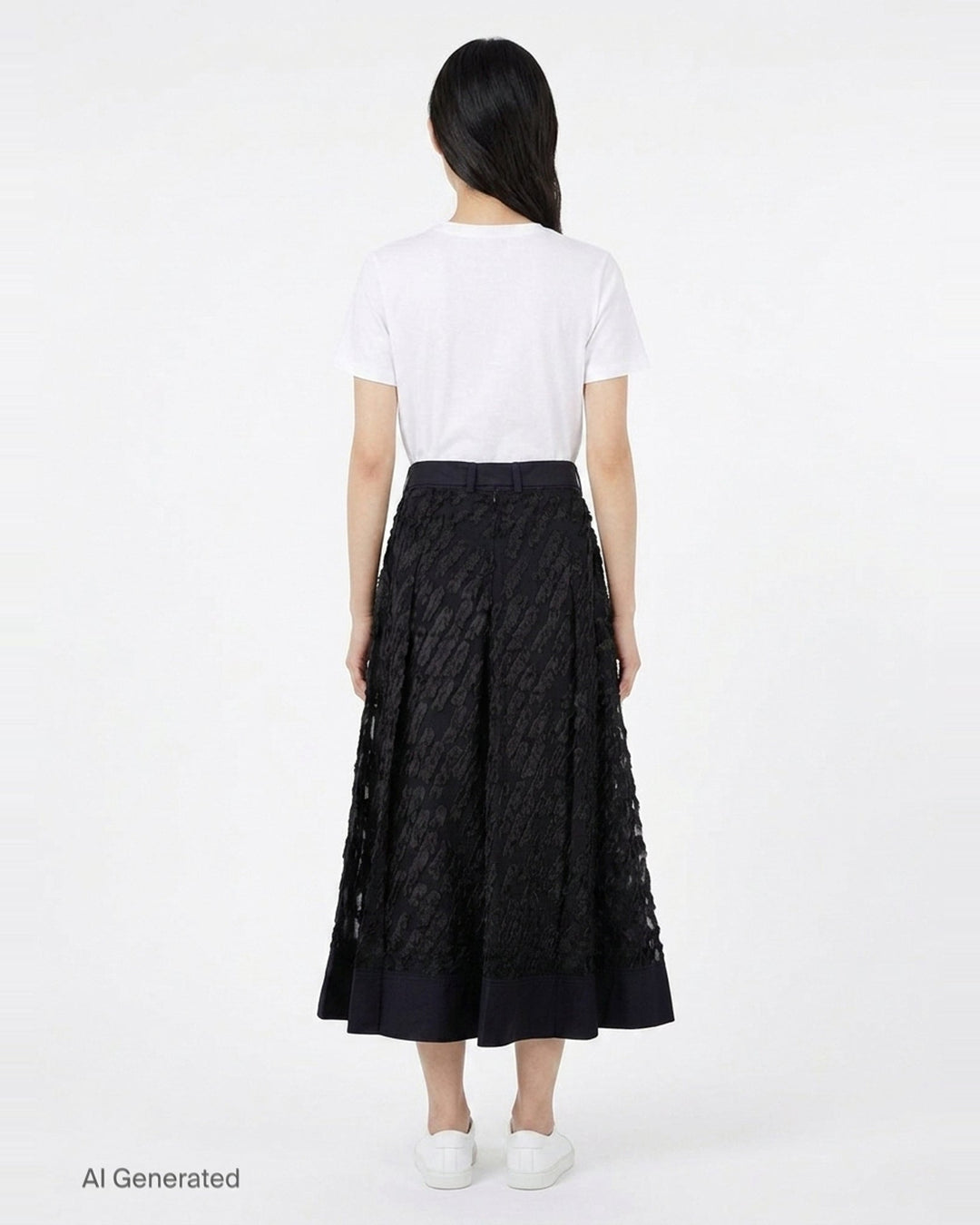 Textured Organza Belted Midi Skirt | 3.1 Phillip Lim | Club21 - back