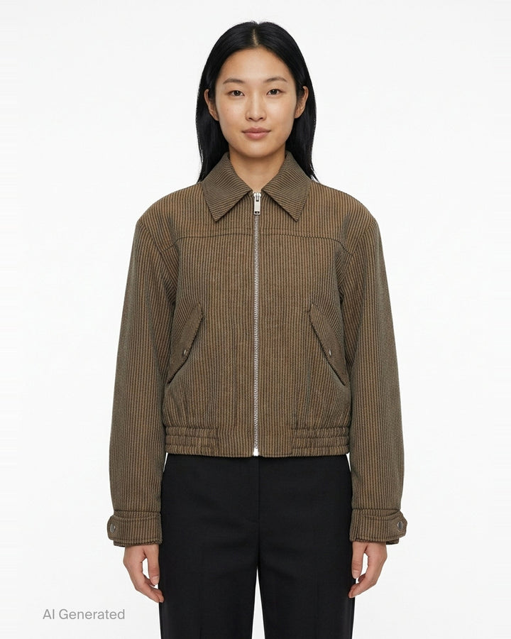 Tweed Blouson Bomber Jacket | 3.1 Phillip Lim | Club21 - front