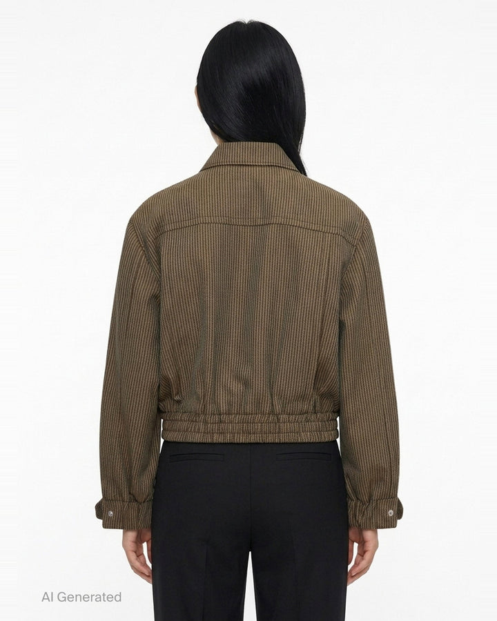 Tweed Blouson Bomber Jacket | 3.1 Phillip Lim | Club21 - back
