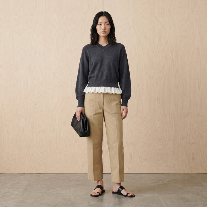 Ultrafine Merino Long Sleeve V-Neck Sweater | 3.1 Phillip Lim | Club21 - lifestyle