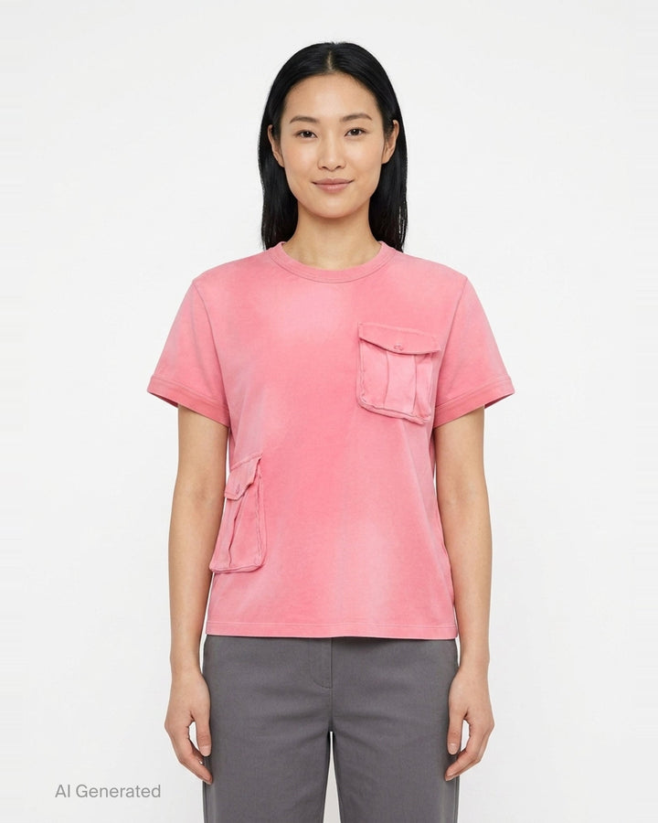 Washed Patch Pocket Tee | 3.1 Phillip Lim | Club21 - front