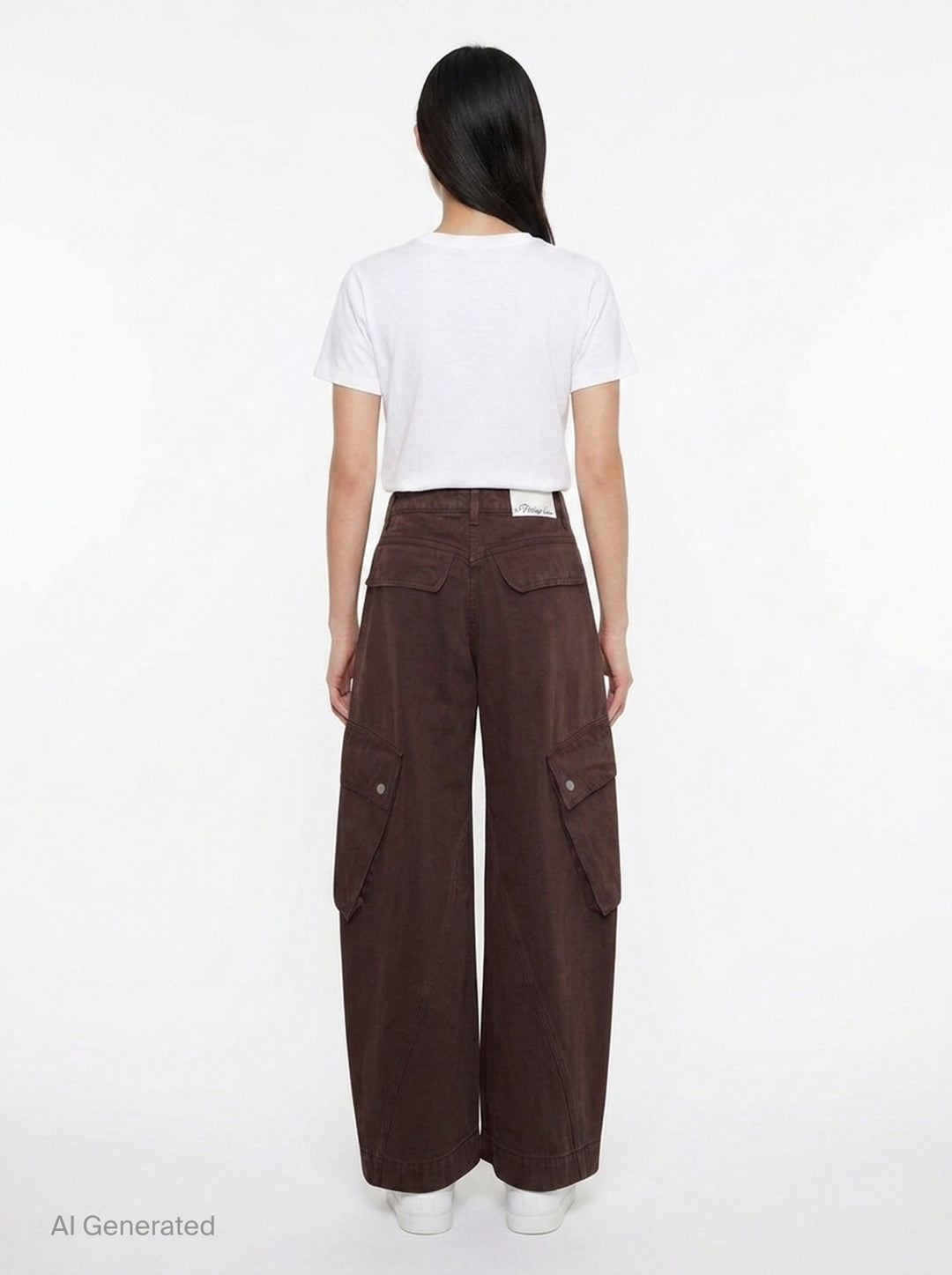 Wide Leg Denim Cargo Pants | 3.1 Phillip Lim | Club21 - back