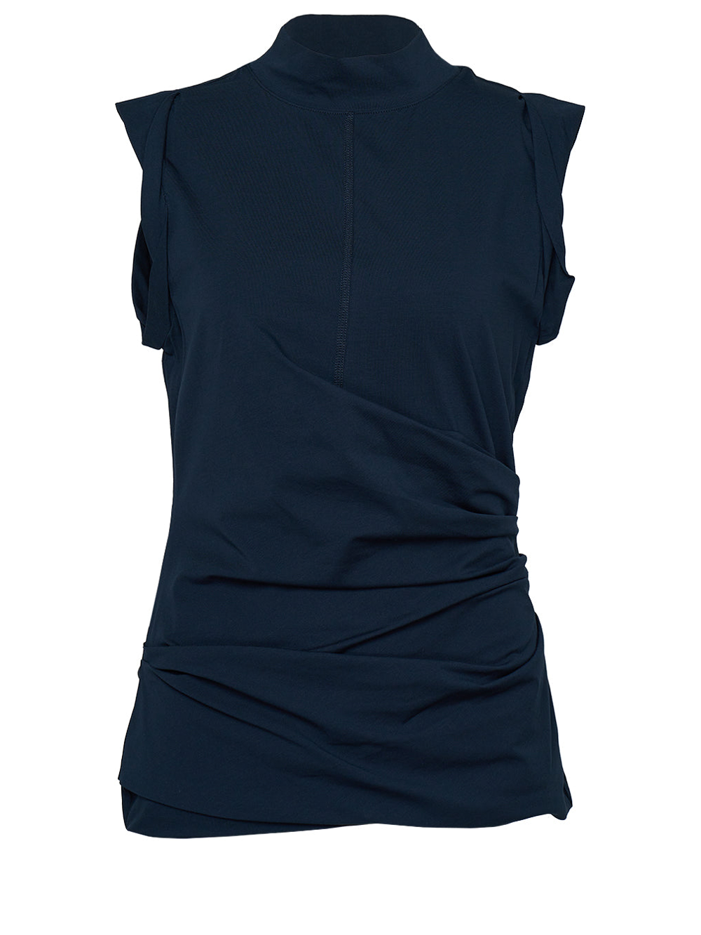 Draped Mockneck Tank