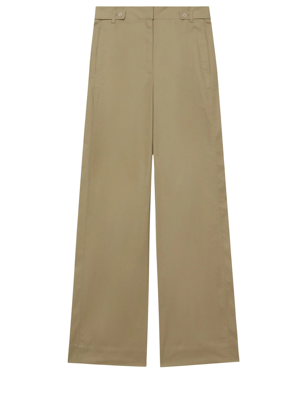 Wide Leg Pleated Trousers