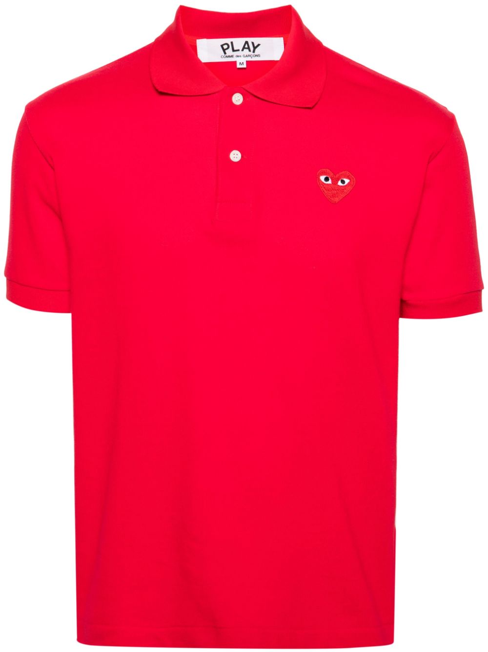 Single Red Emb Polo Tee Men