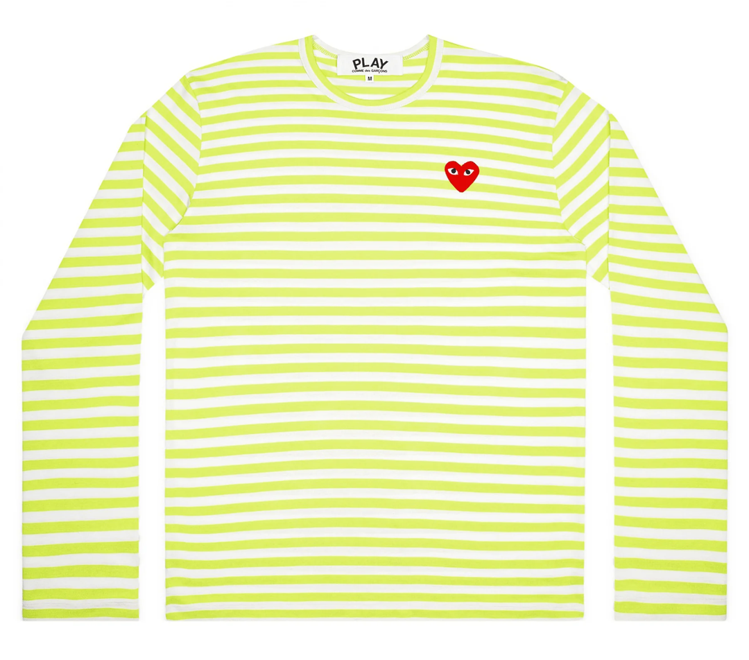 Neon Red Heart Tee Men