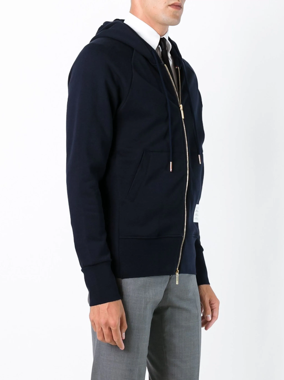 Classic Loopback 4-Bar Full Zip Hoodie