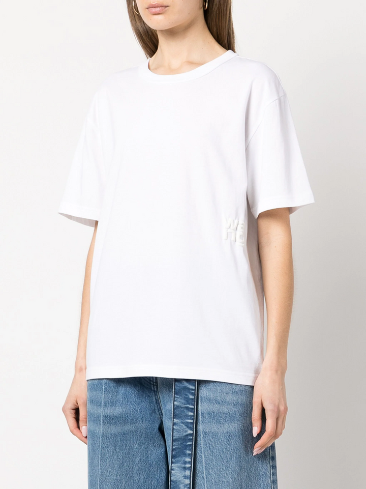 Puff Logo Tee In Cotton Jersey